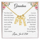 To Grandma, 2 - 4 grandchildren, Personalize Giver Name | You have ears (VE24N-GM-Per-YHEARS-W-S2309) - You Make It Special