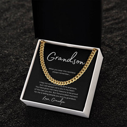 To Grandson Love Grandpa | When you (CLN-GS-GP-WHENYOU-BK-S2309) - You Make It Special