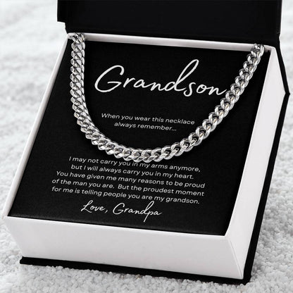 To Grandson Love Grandpa | When you (CLN-GS-GP-WHENYOU-BK-S2309) - You Make It Special