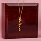 To MiMi from 1 grandchild From "Personalize Giver Name" | Personalized Vertical Name Necklace - You Make It Special