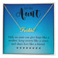 TO MY Aunt | Only an aunt (CNN-A-ME-OnlyAnAunt-BU-S2309) - You Make It Special