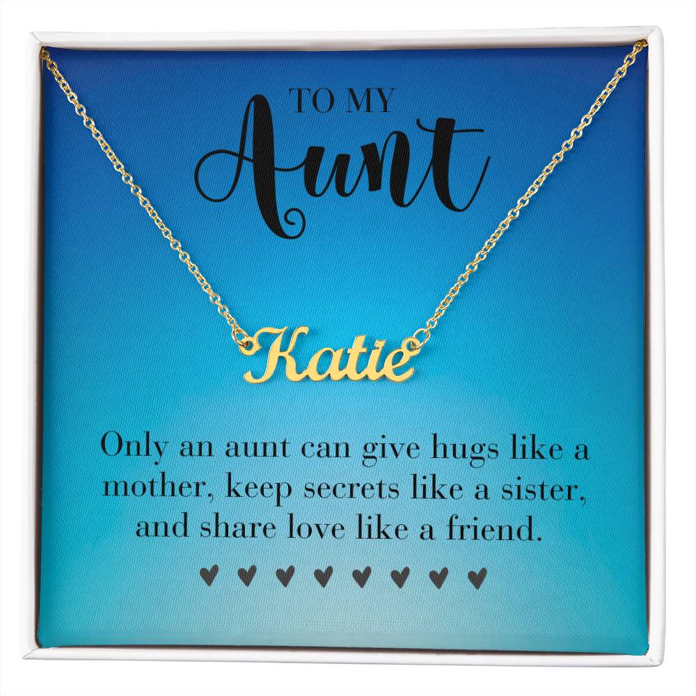 TO MY Aunt | Only an aunt (CNN-A-ME-OnlyAnAunt-BU-S2309) - You Make It Special