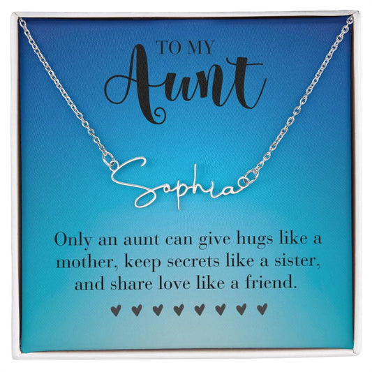 TO MY Aunt | Only an aunt (SSN-A-ME-OnlyAnAunt-BU-S2309) - You Make It Special