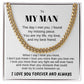 To MY MAN-Personalize Receiver Name | The day (CLN-MAN-ME-THEDAY-W-S2309) - You Make It Special