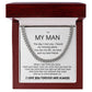 To MY MAN-Personalize Receiver Name | The day (CLN-MAN-ME-THEDAY-W-S2309) - You Make It Special