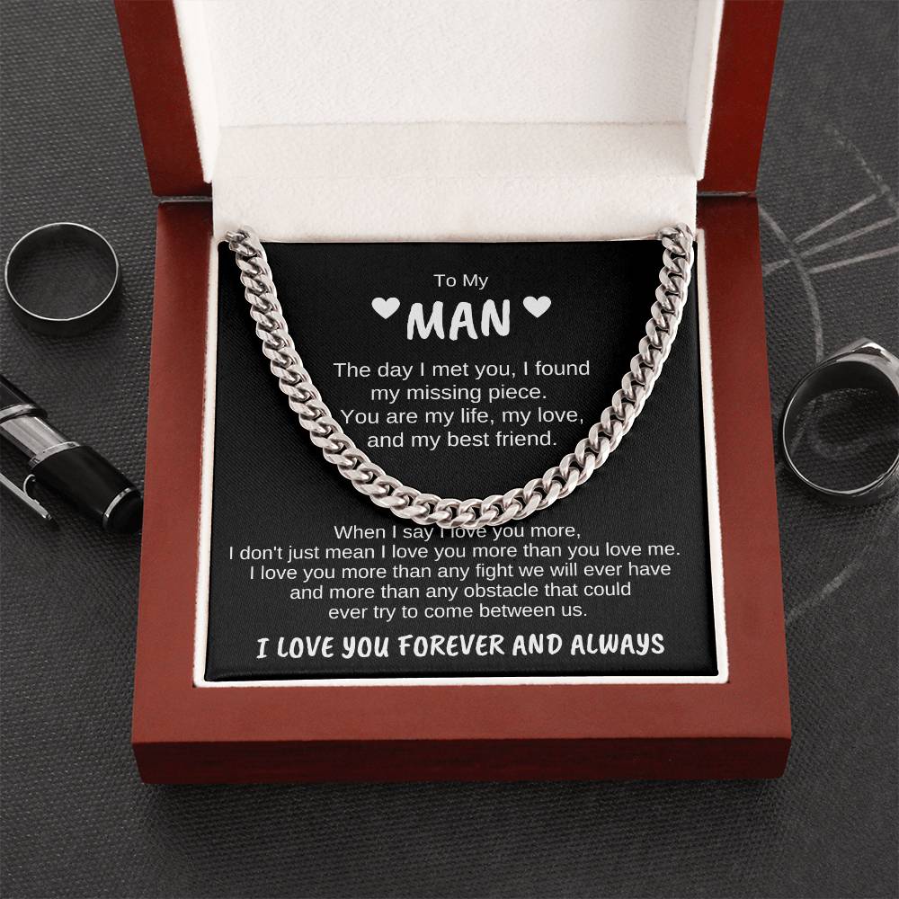 To My Man | The day | Cuban Link Chain - You Make It Special