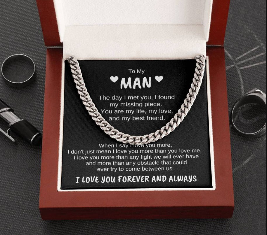 To My Man | The day | Cuban Link Chain - You Make It Special