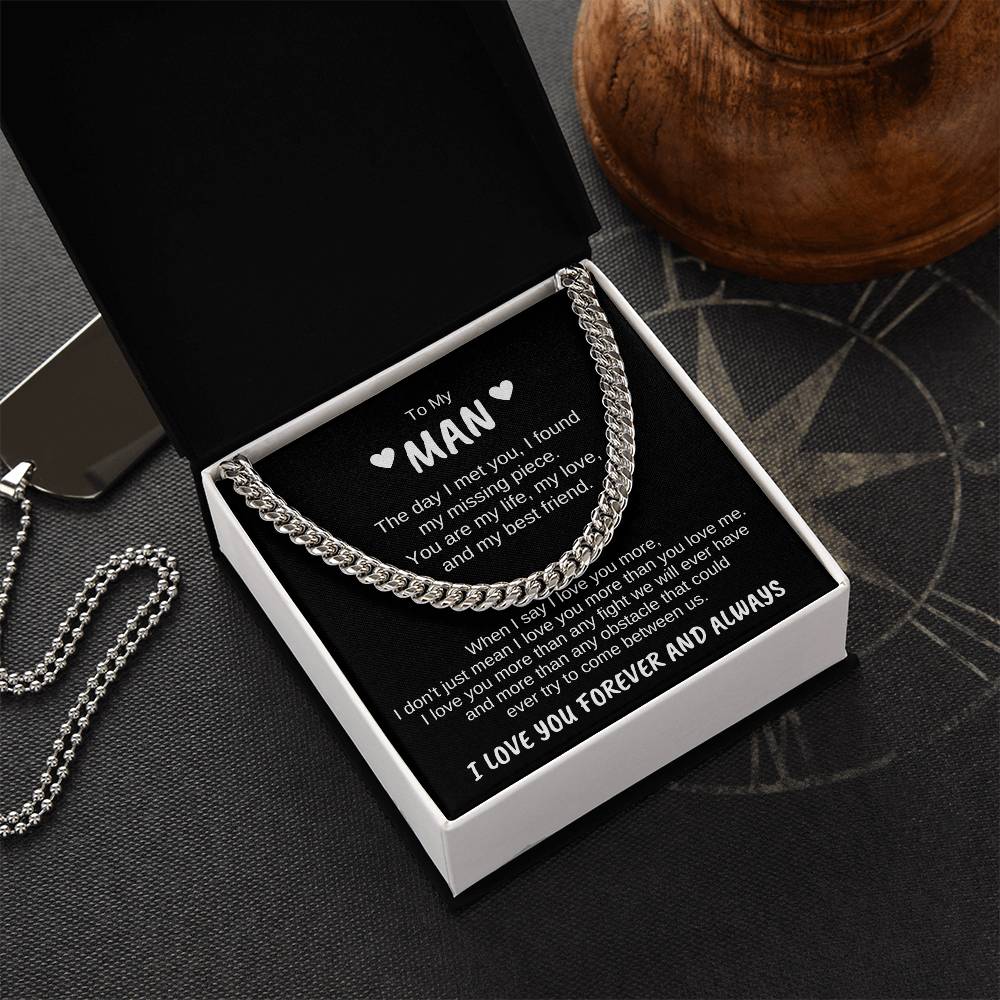 To My Man | The day | Cuban Link Chain - You Make It Special