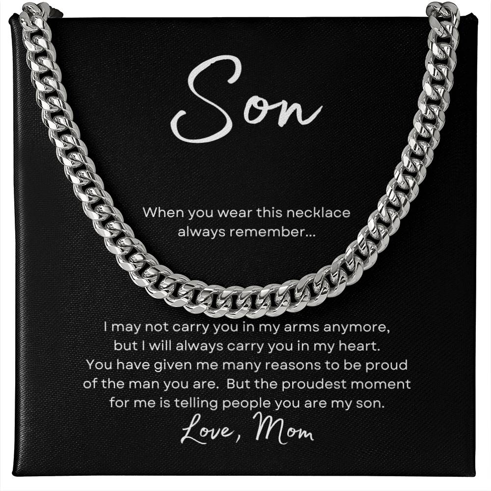 To Son From Mom | When you (CLN-S-M-WHENYOU-BK-S2309) - You Make It Special