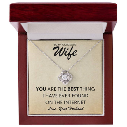TO WIFE FROM HUSBAND | Best Thing Found (LKN-W-H-BstThngFnd-G-S2402) - You Make It Special