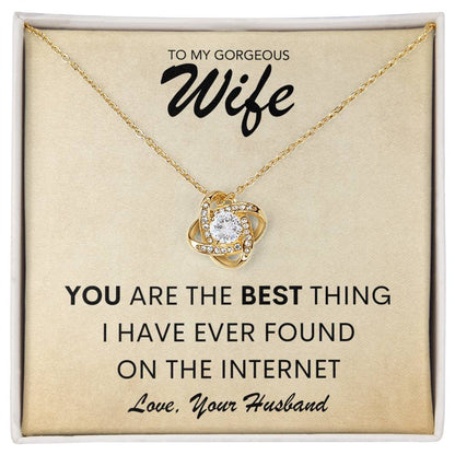 TO WIFE FROM HUSBAND | Best Thing Found (LKN-W-H-BstThngFnd-G-S2402) - You Make It Special