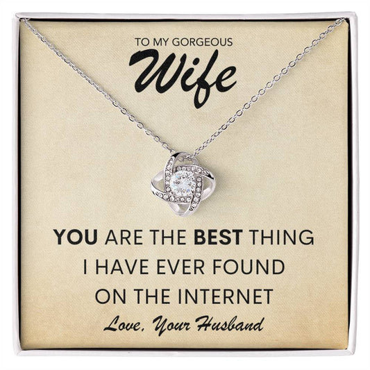 TO WIFE FROM HUSBAND | Best Thing Found (LKN-W-H-BstThngFnd-G-S2402) - You Make It Special