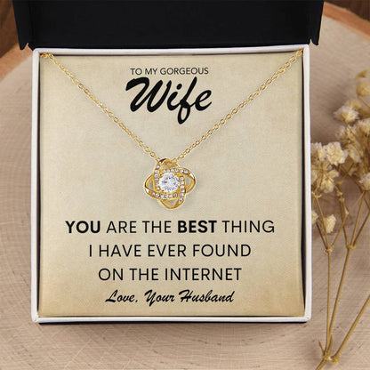 TO WIFE FROM HUSBAND | Best Thing Found (LKN-W-H-BstThngFnd-G-S2402) - You Make It Special