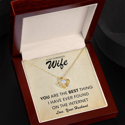 TO WIFE FROM HUSBAND | Best Thing Found (LKN-W-H-BstThngFnd-G-S2402) - You Make It Special