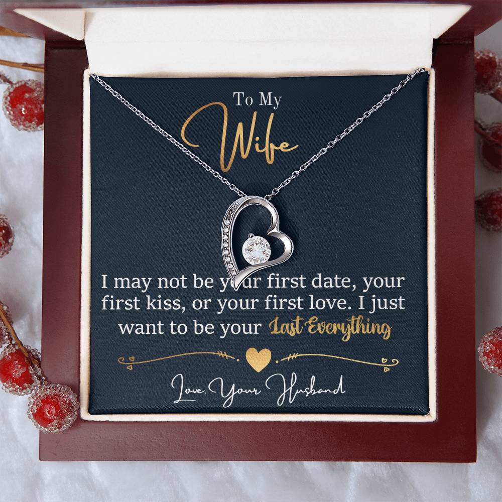 Wife | Last Everything | Forever Love Necklace-Luxury Box (FLVN-W-H-LastEverything-BK-LuxBx-S2311) - You Make It Special