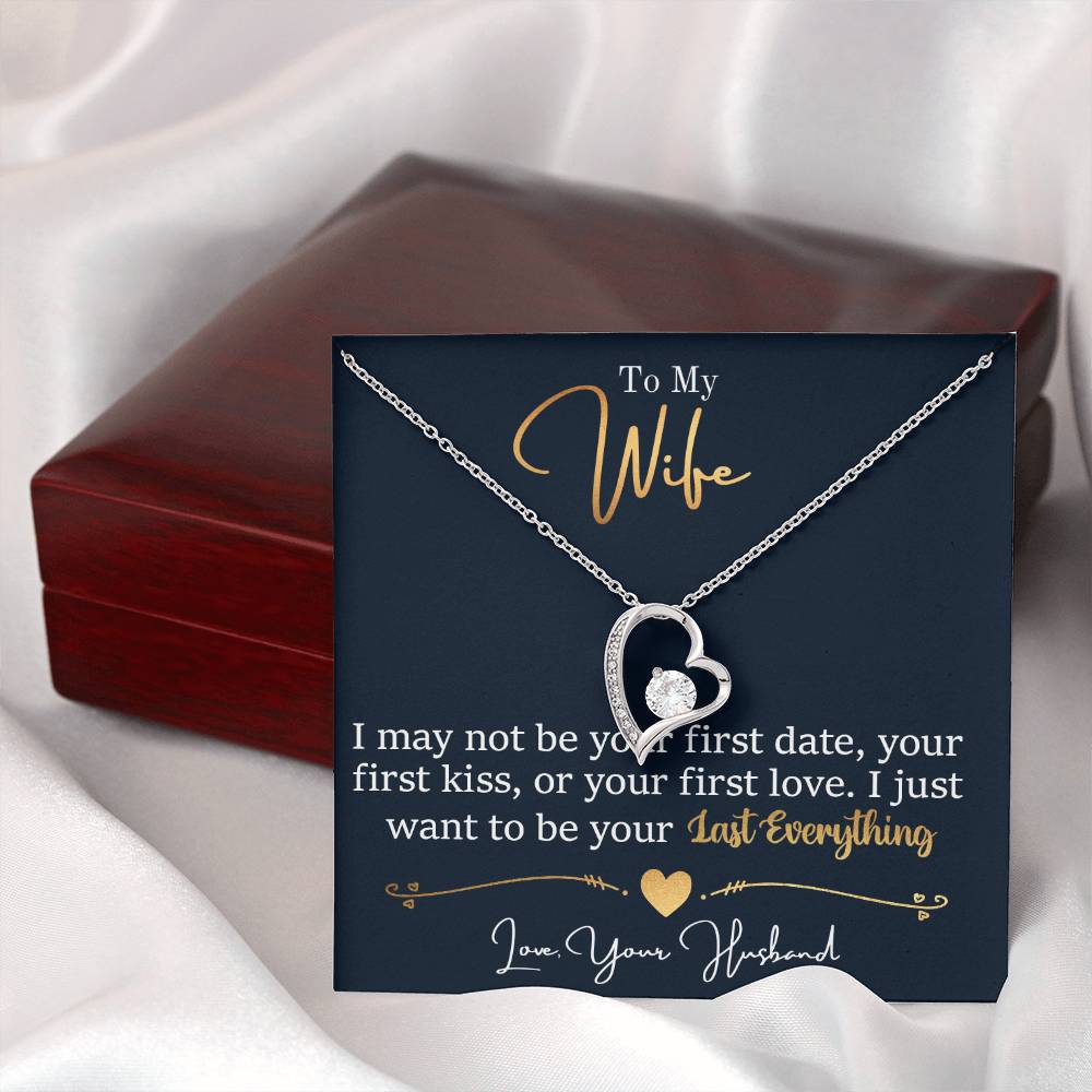 Wife | Last Everything | Forever Love Necklace-Luxury Box (FLVN-W-H-LastEverything-BK-LuxBx-S2311) - You Make It Special