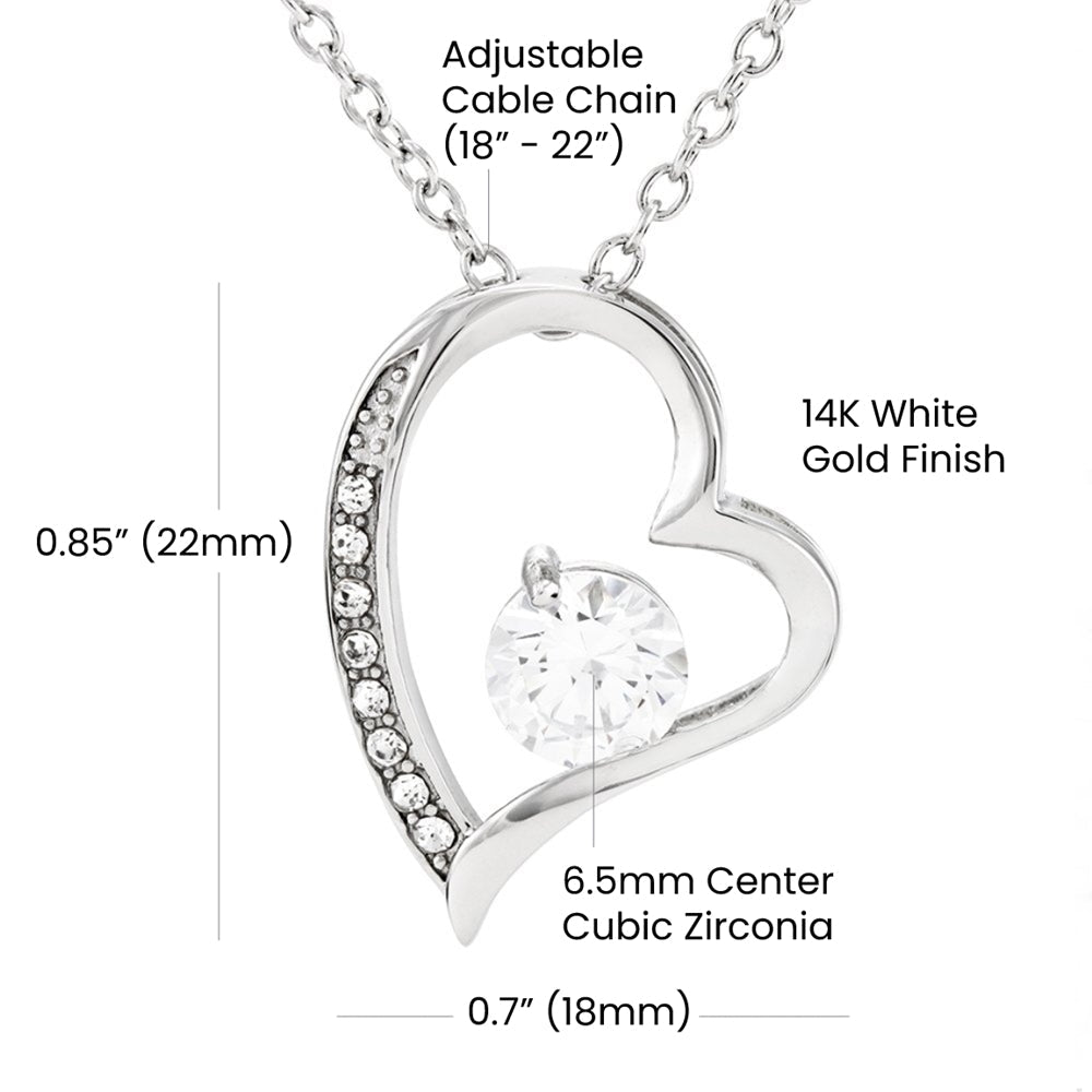 Wife | Last Everything | Forever Love Necklace-Luxury Box (FLVN-W-H-LastEverything-BK-LuxBx-S2311) - You Make It Special